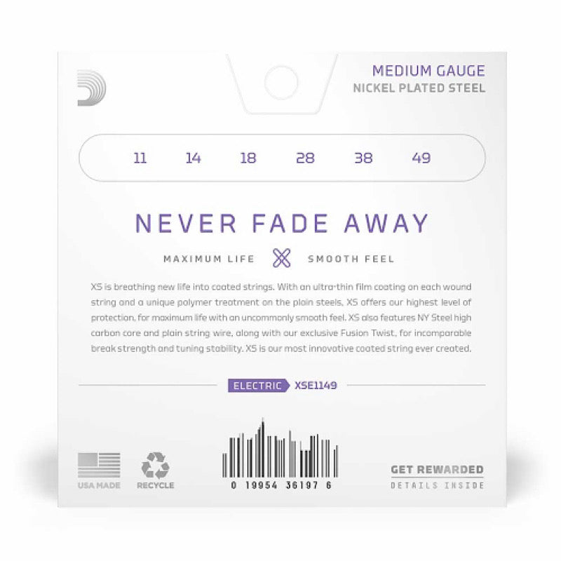 D’addario XS (11-49) Electric guitarstrings