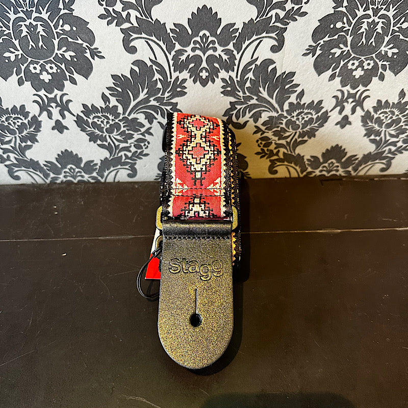 Stagg Strap SWO-DIAM Red