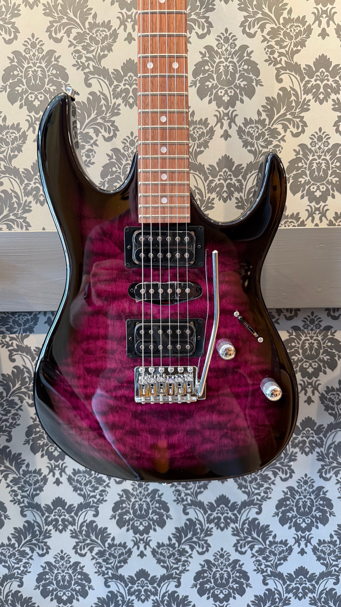 Ibanez GRX70QA-TVT Transparent Violet Sunburst