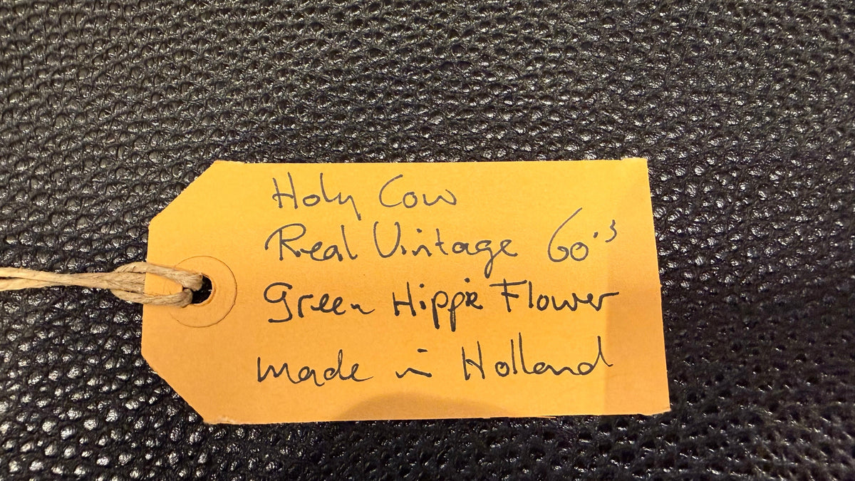 Holy Cow Real Vintage Green Hippie Flower 60’s