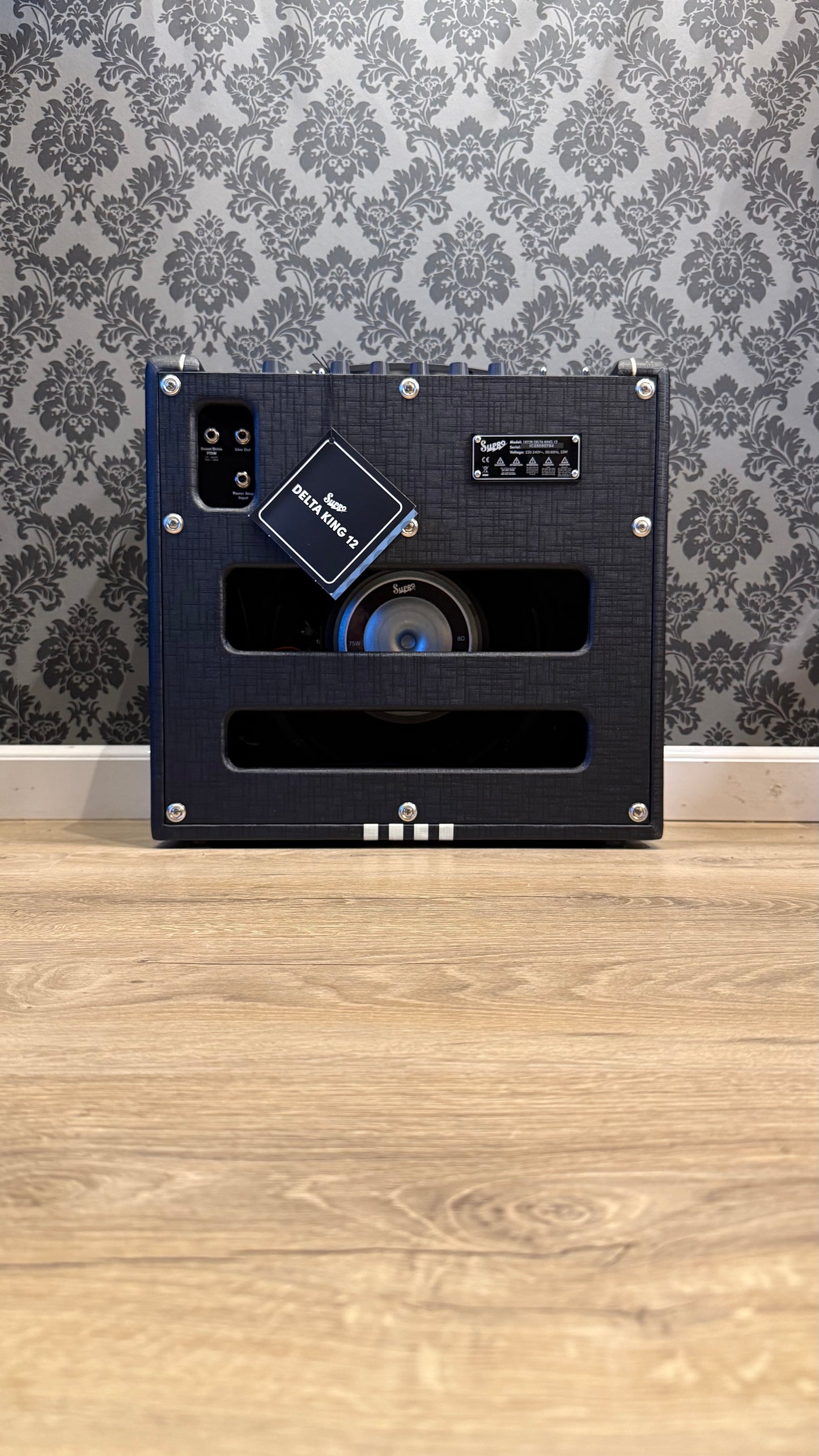 Supro Delta King 12 Combo - Black/Cream