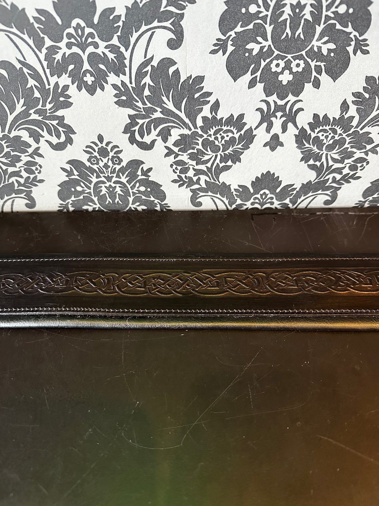 Leathergraft Padded Embossed Black