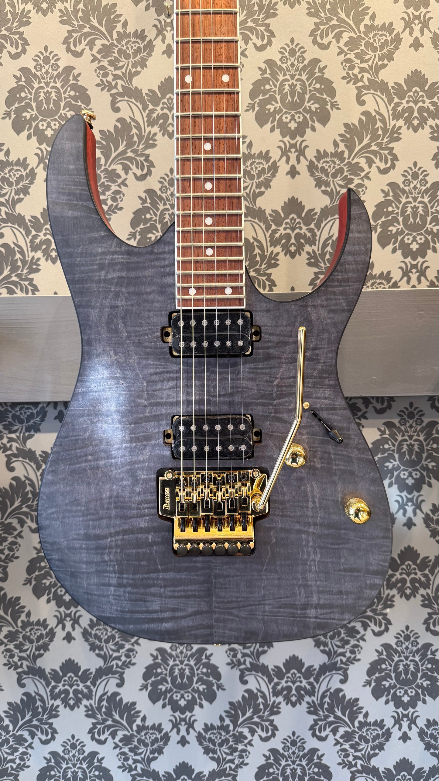 Ibanez RG420-FMSPTGF Transparent Gray Flat