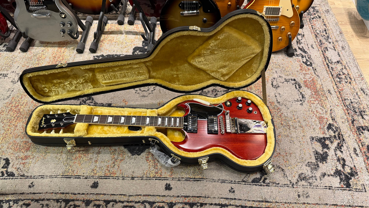 Epiphone 1964 SG Standard with Maestro Vibrola Cherry Red (occasion)