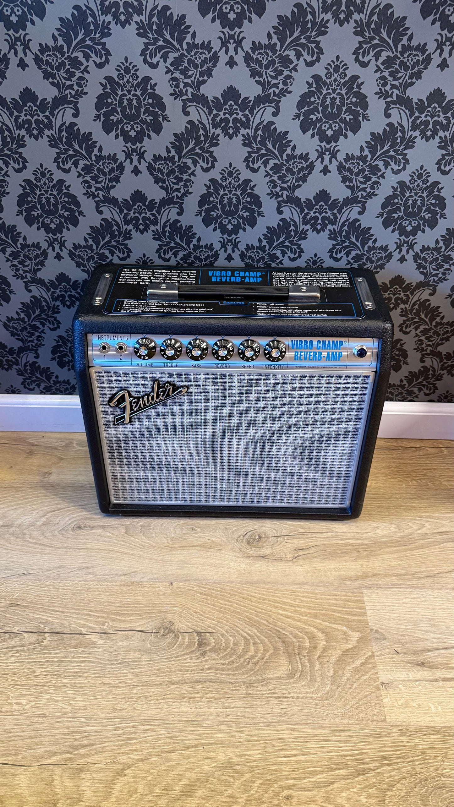Fender '68 Custom Vibro Champ Reverb 5 watt 1x10 tubeamp