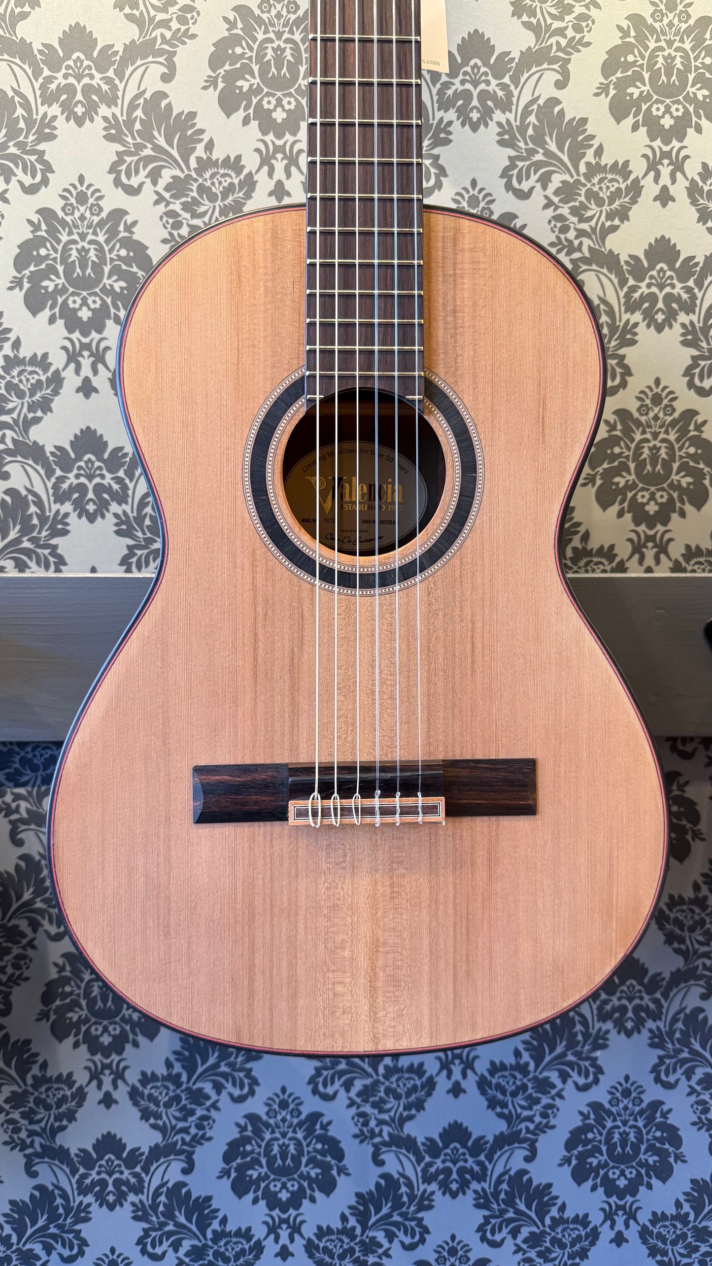 Valencia VC-713 3/4 Classic Guitar Solid Top
