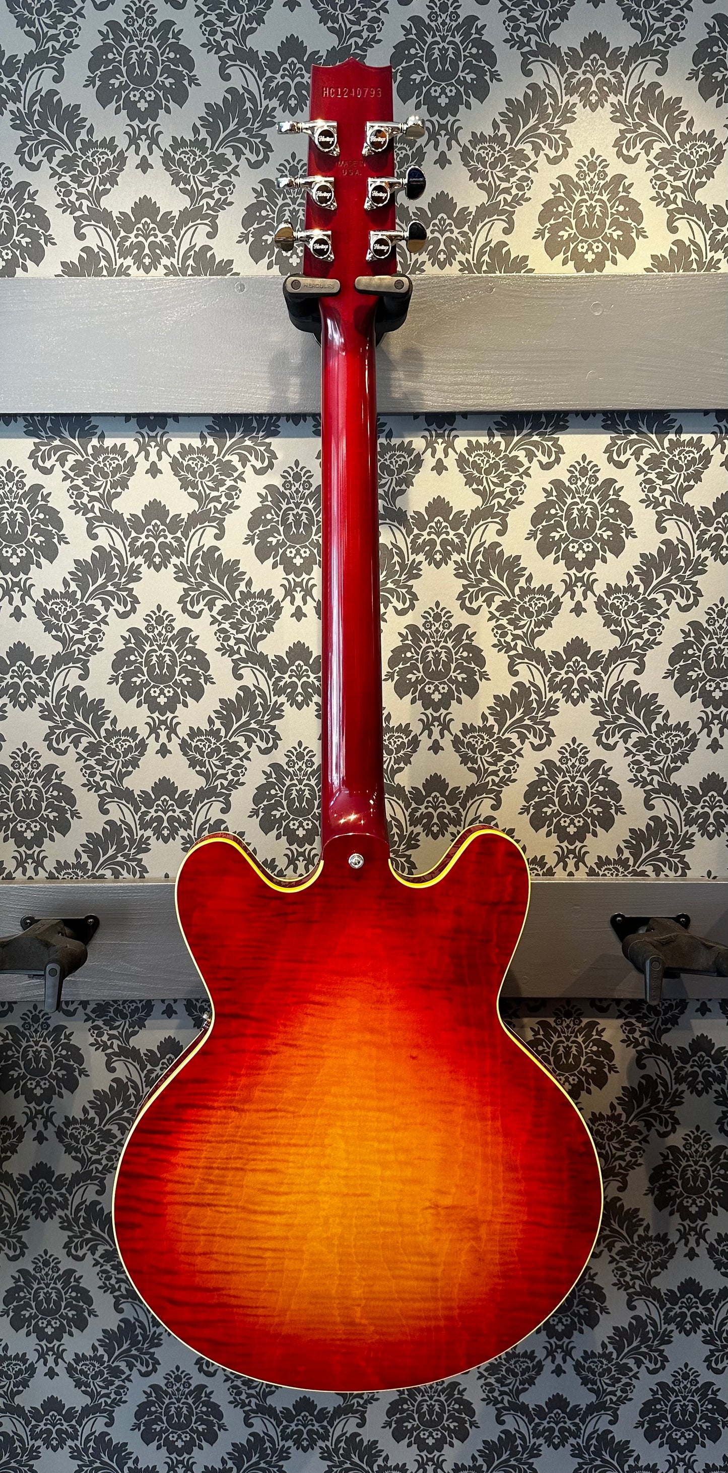 Heritage H-535 Custom Core Dark Cherry Sunburst Incl. case
