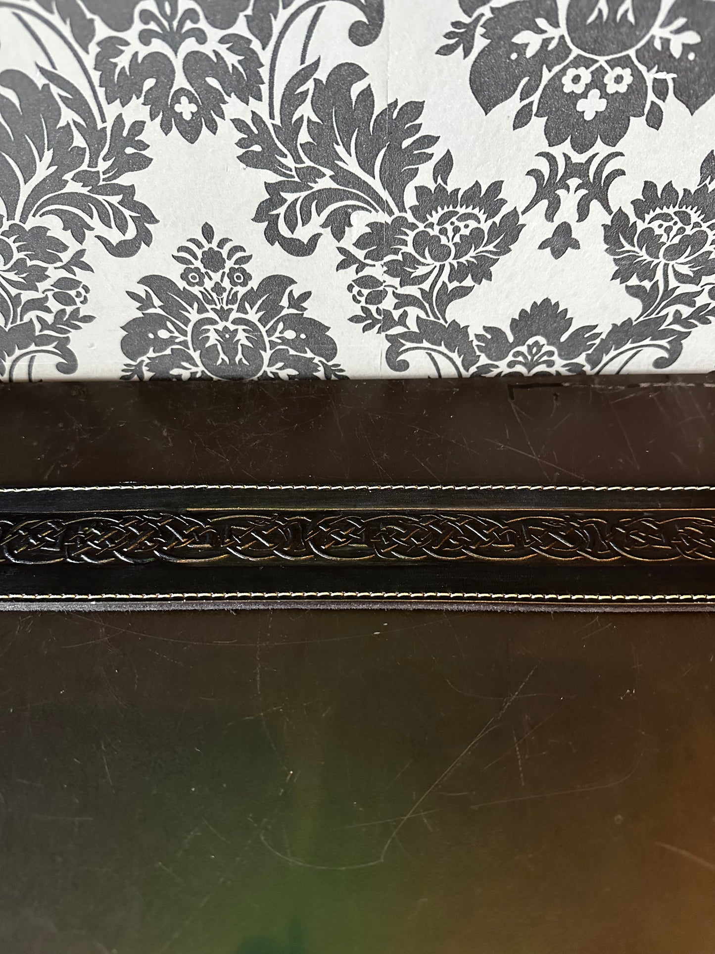 Leathergraft Celtic Embossed Black