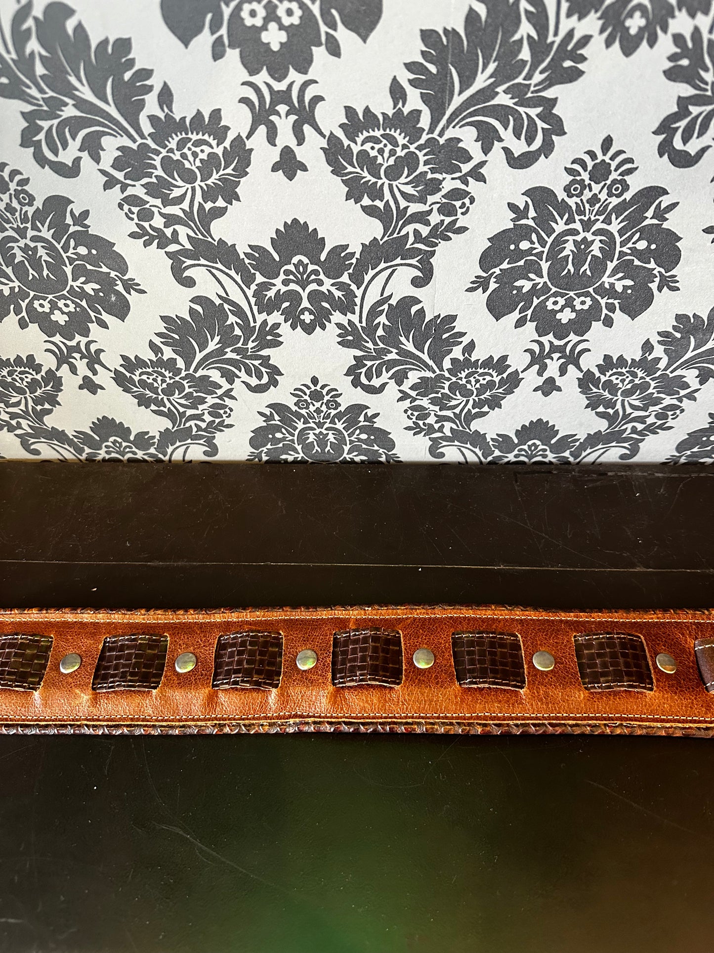 Ferrini Hand Made Brown Weaved Leather Strap