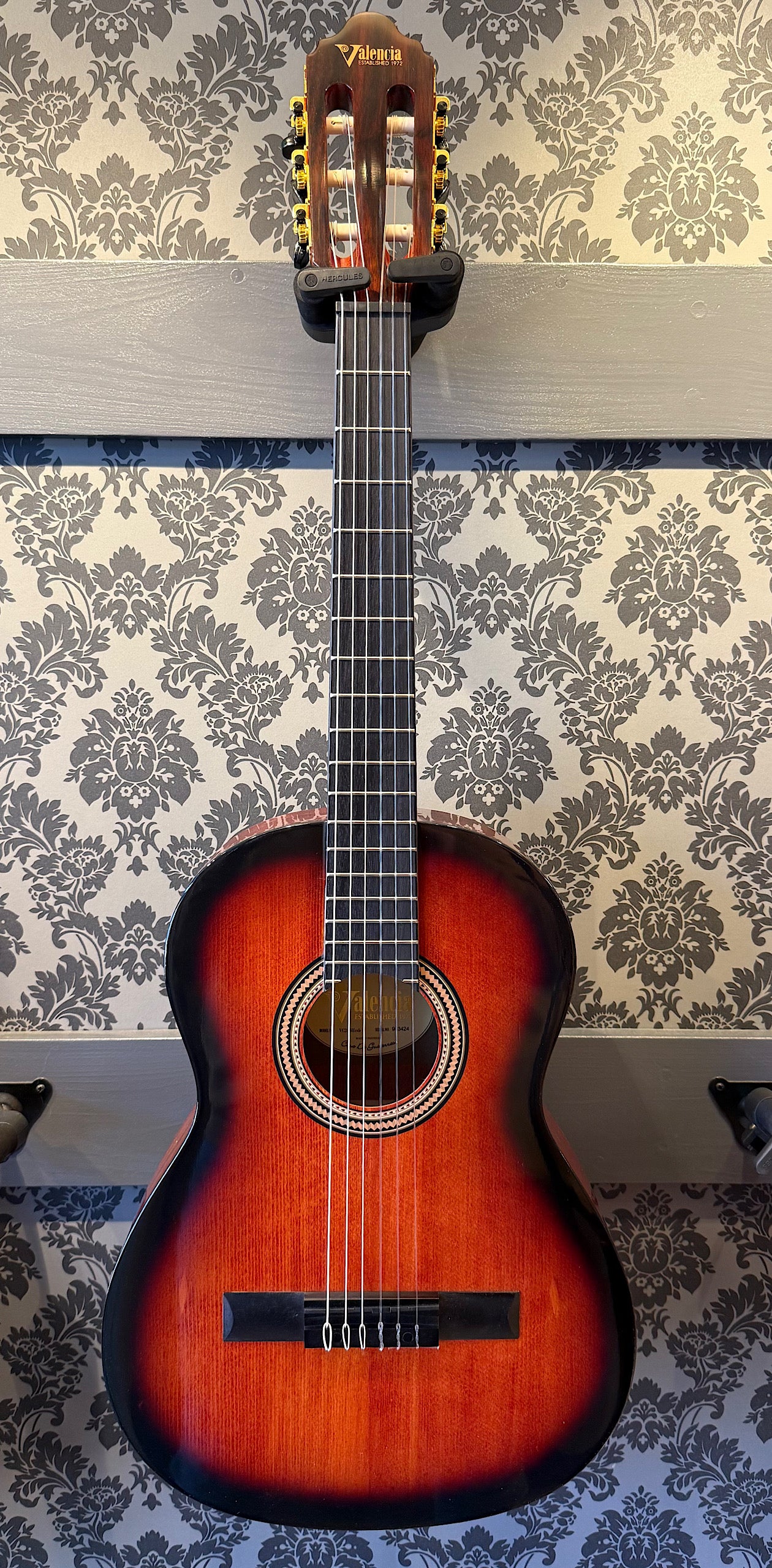 Valencia VC-263HCSB 3/4 Classic Guitar