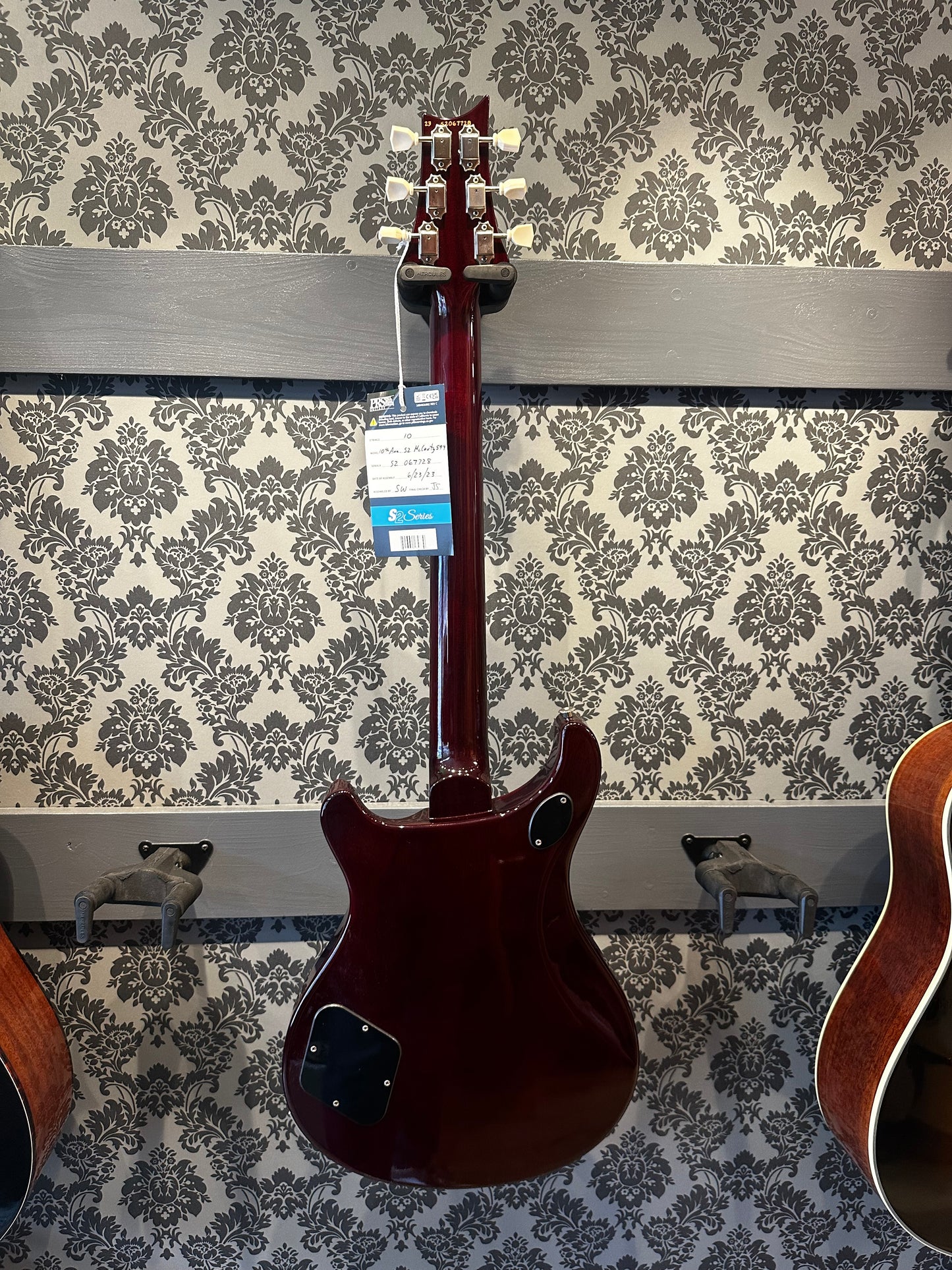 PRS 10th Anniversary S2 McCarty 594 Limited Edition Fire Red Burst Incl. Case (occasion)