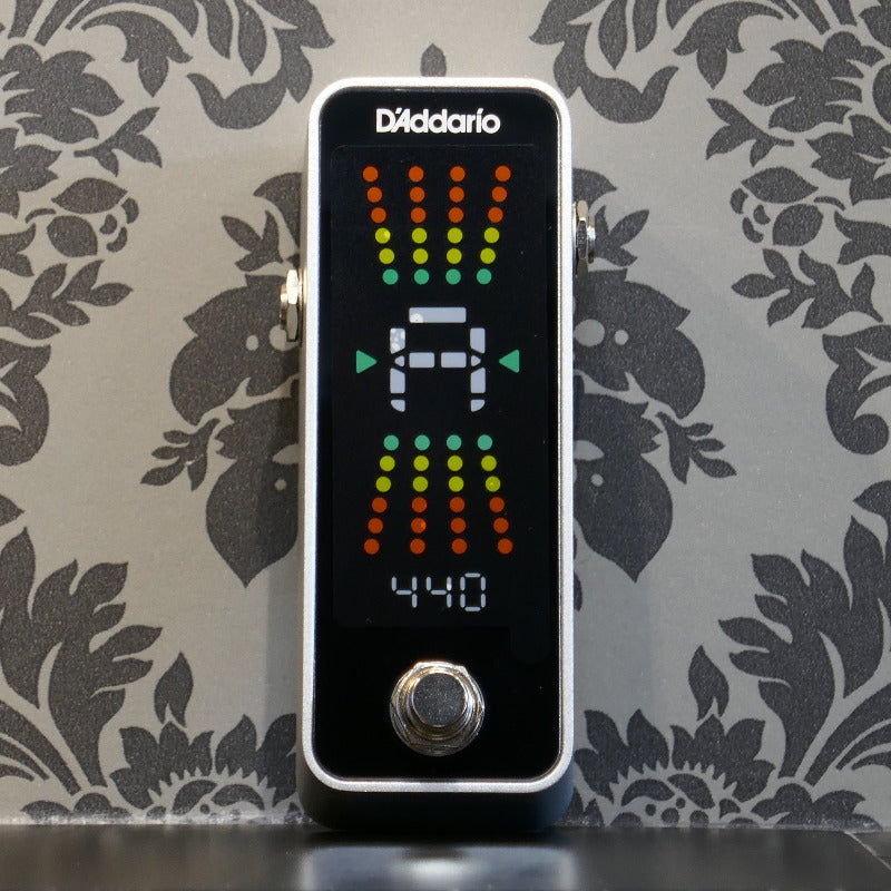 d'addario pedal tuner D'Addario PW-CT20 Chromatic Pedal Tuner – Rock City Guitar Shop