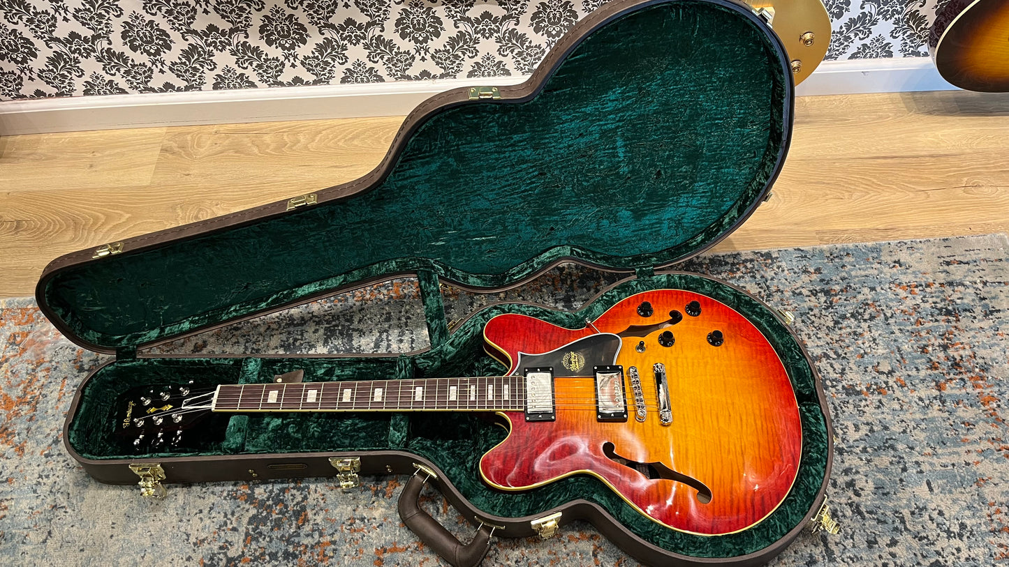 Heritage H-535 Custom Core Dark Cherry Sunburst Incl. case