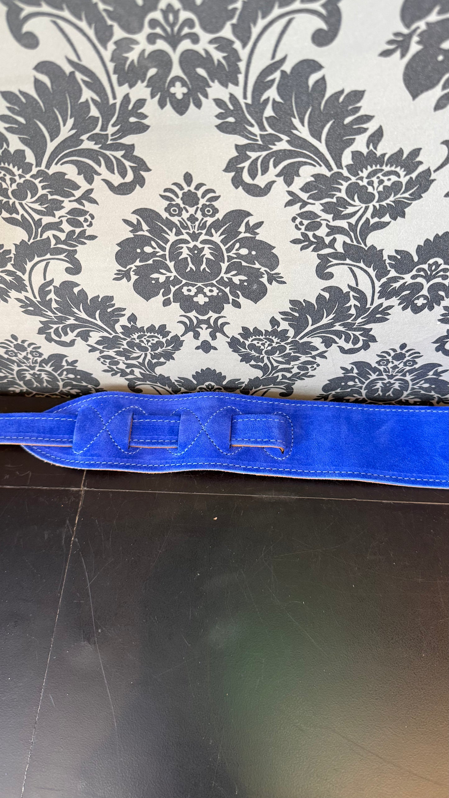 Leathergraft Strap Suede Bootlace Blue