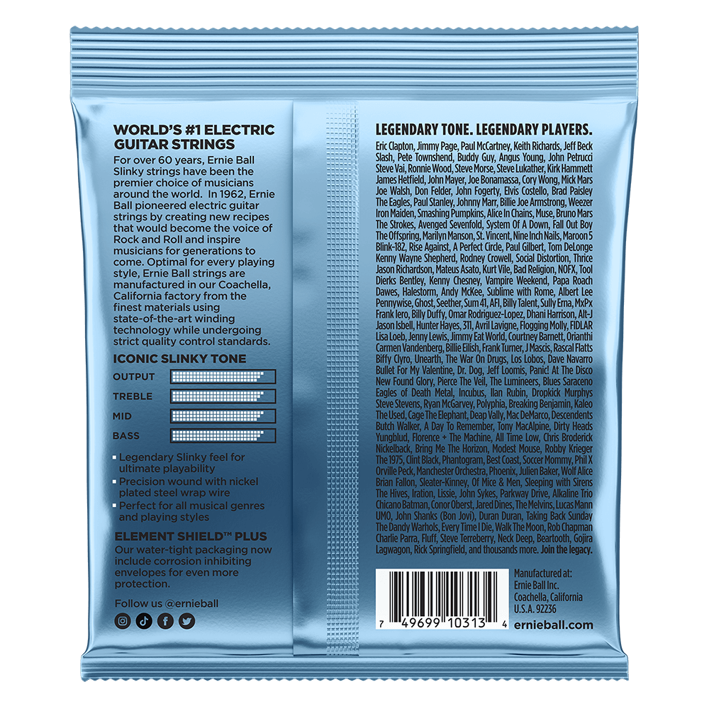 Ernie Ball 2212 Primo Slinky 9,5 – 044