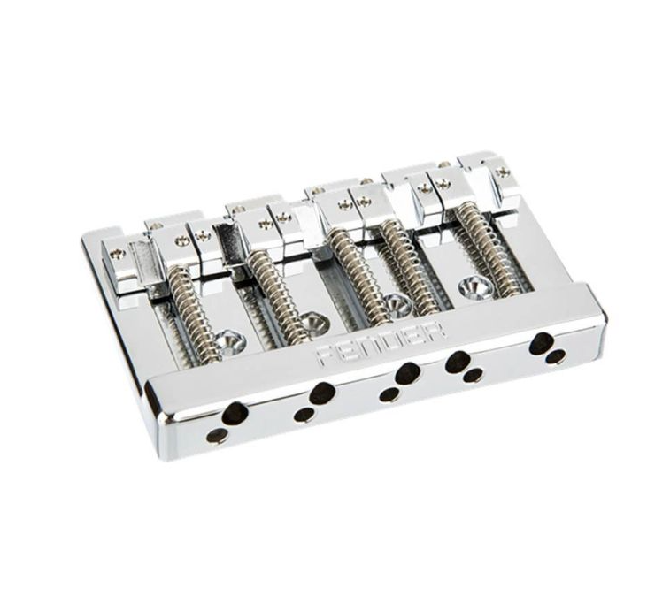 Fender bridge assembly HiMass 5-string chrome/zinc