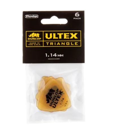 Dunlop 426P114 Triangle Players Pack 1.14mm 6-Pack
