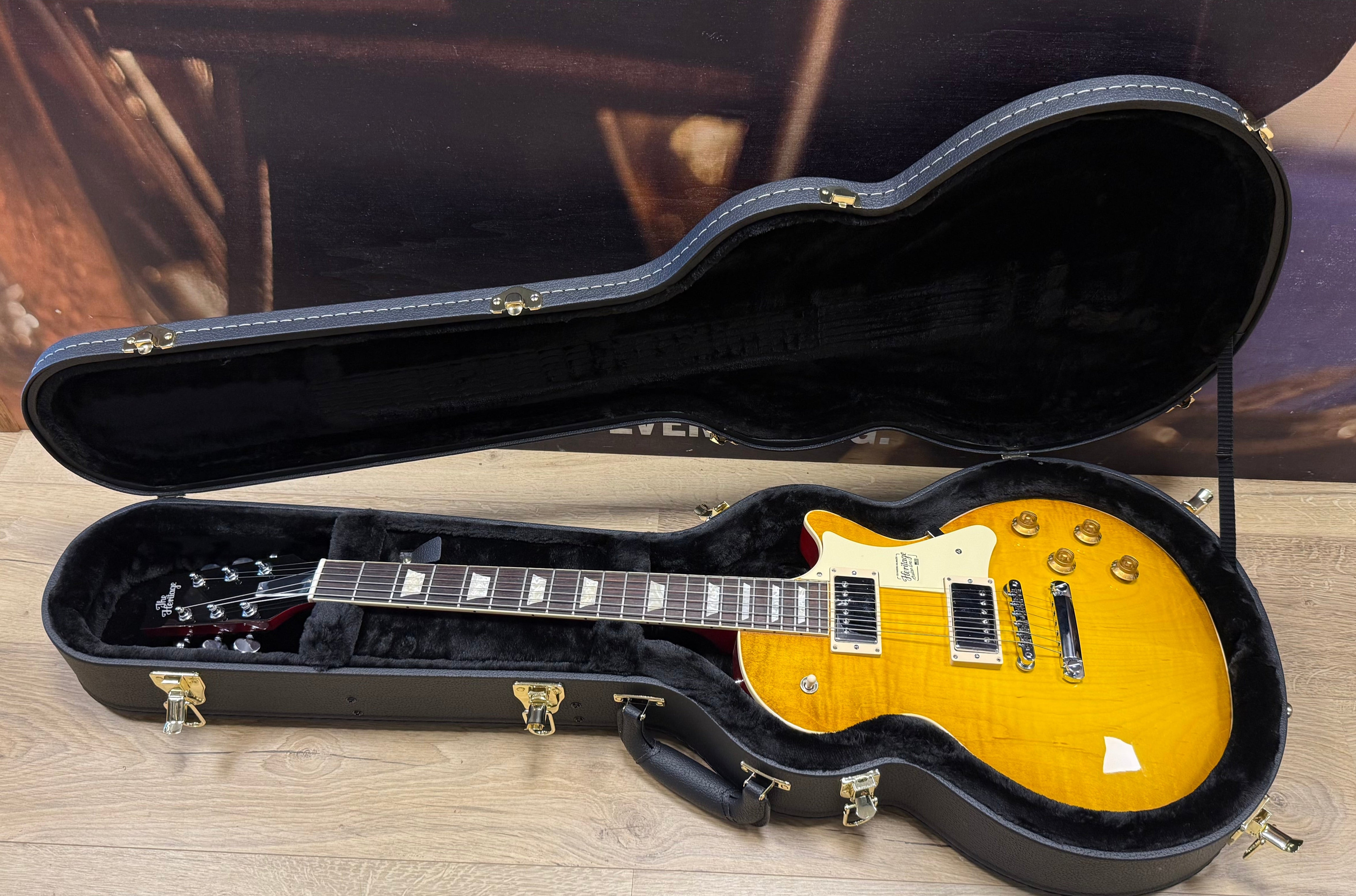 ギター Heritage H-150 Dirty Lemon Burst Heritage H-150 Dirty Lemon Burst Incl. Case – Rock City Guitar Shop
