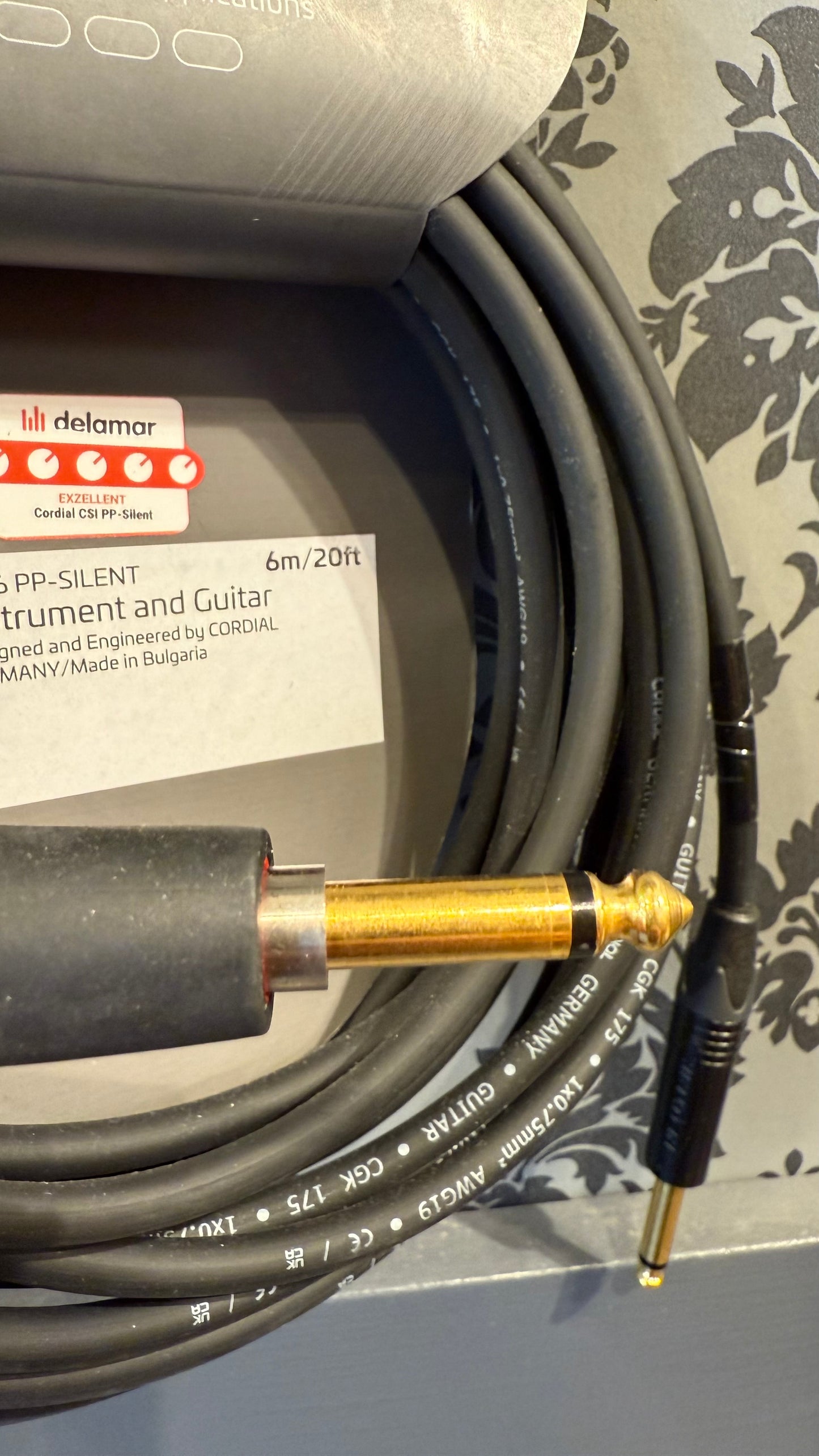 Cordial CSI6PP-SILENT Peak Jack straight 6m