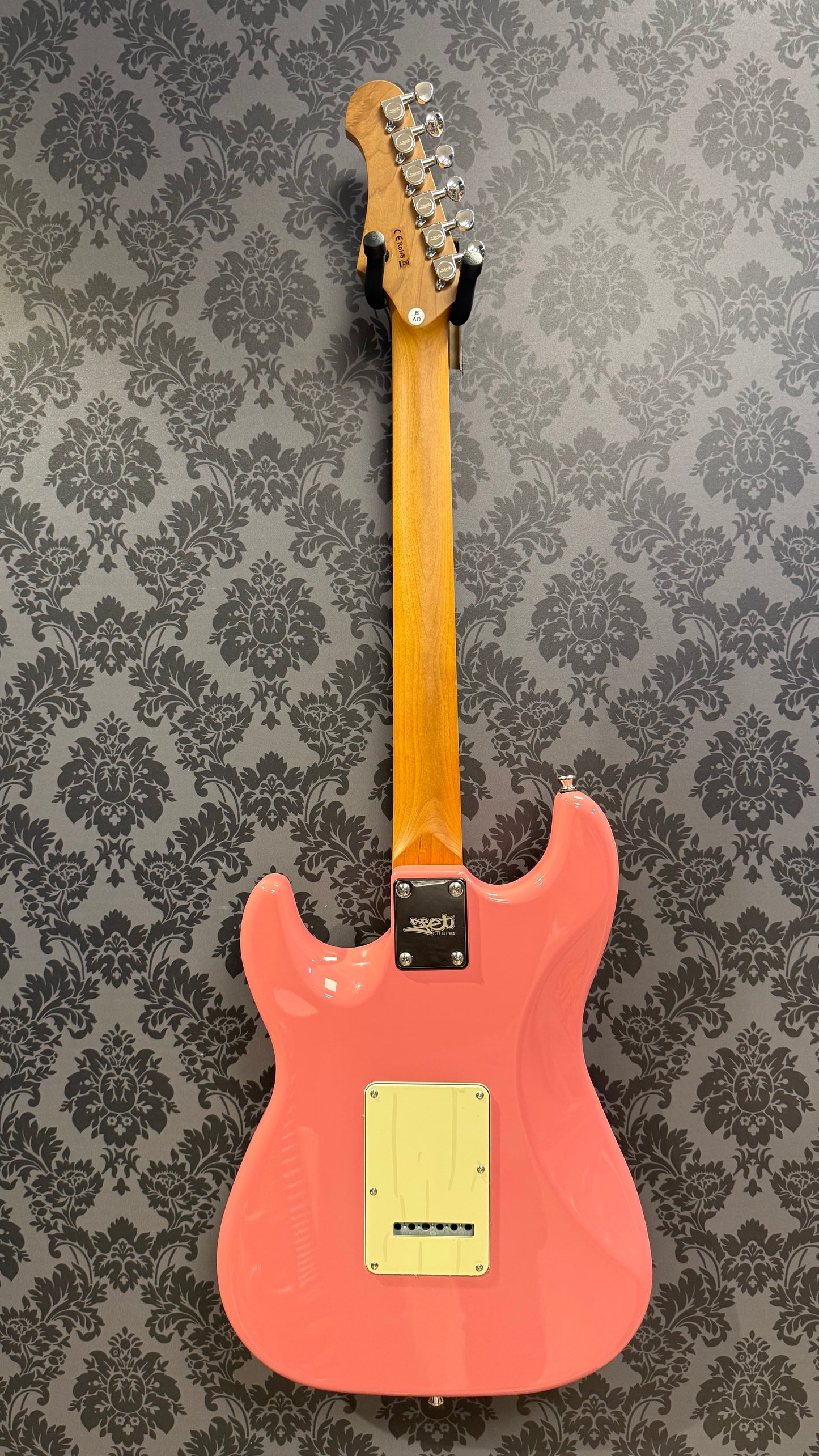 JET Guitars JS-300 Burgundy Pink