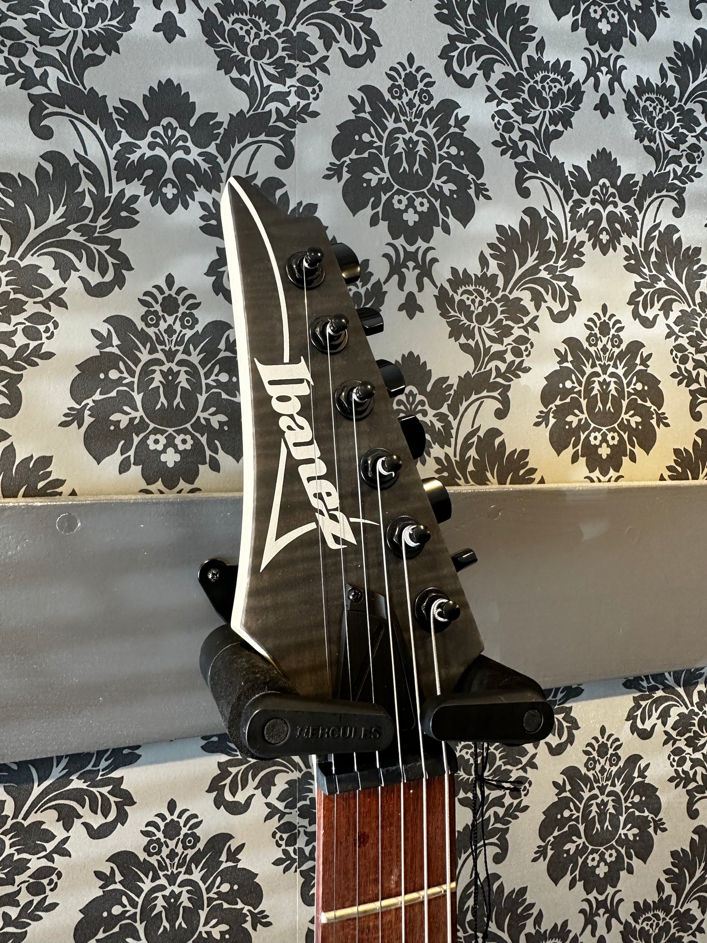 Ibanez RGA42FM-LTGF Left Hand Transparent Gray Flat