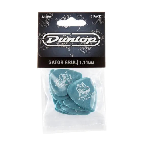 Dunlop 417P114 Gator Grip-plectrum 1,14 mm, 12 stuks