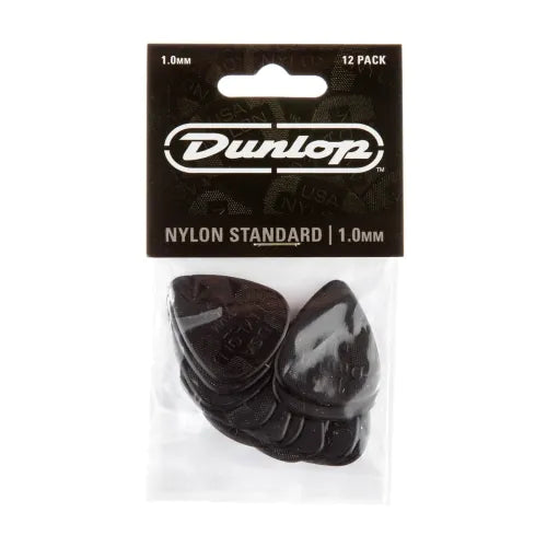 Dunlop 44P100 Nylon Standard Plectrum 1.0mm 12-Pack