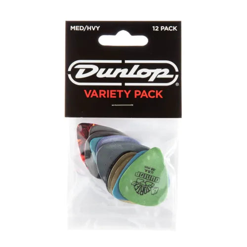 Dunlop PVP102 Plectrum Variety Medium/Heavy 12-Pack