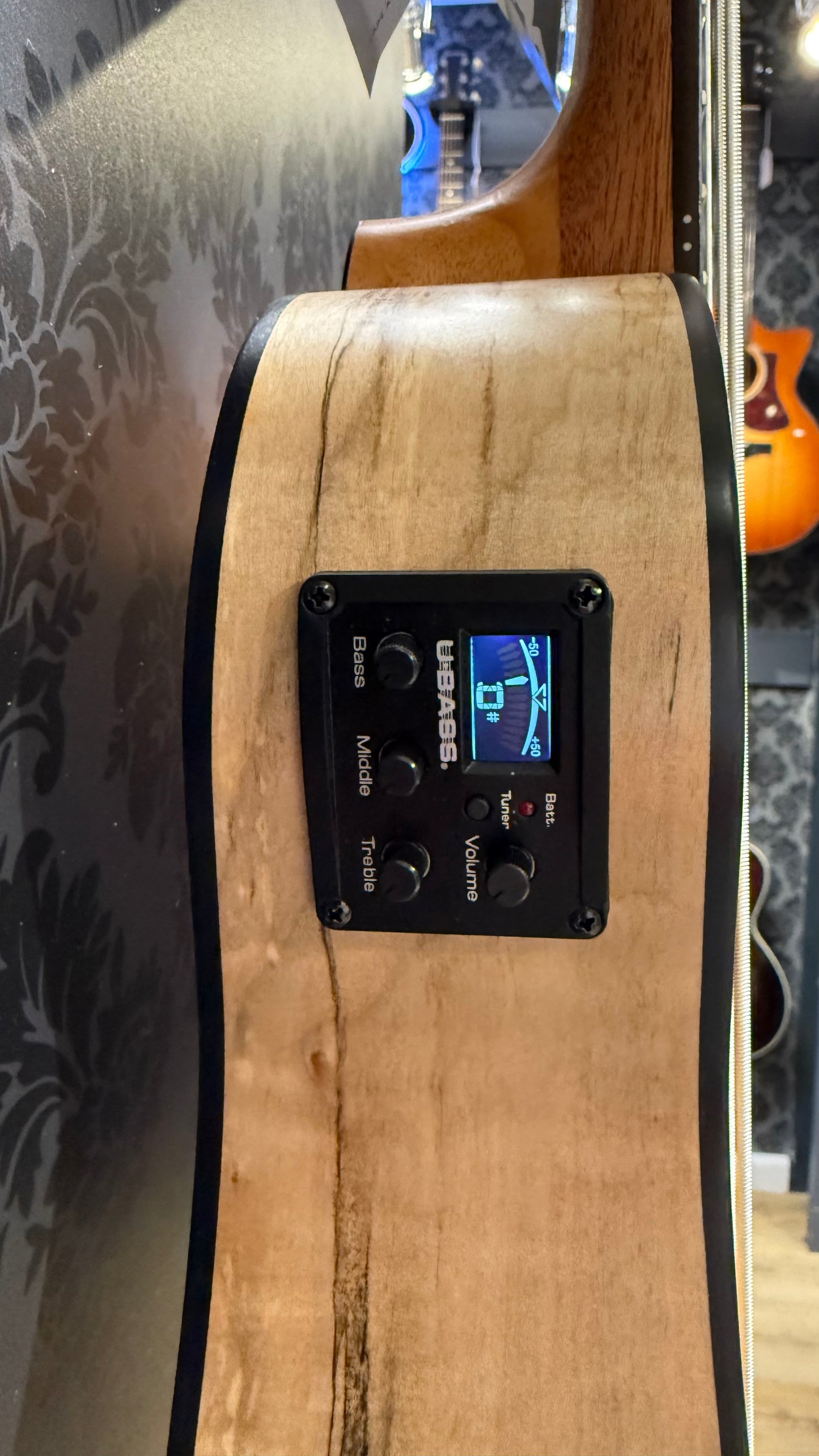 Kala U-Bass Spalted Maple incl.bag