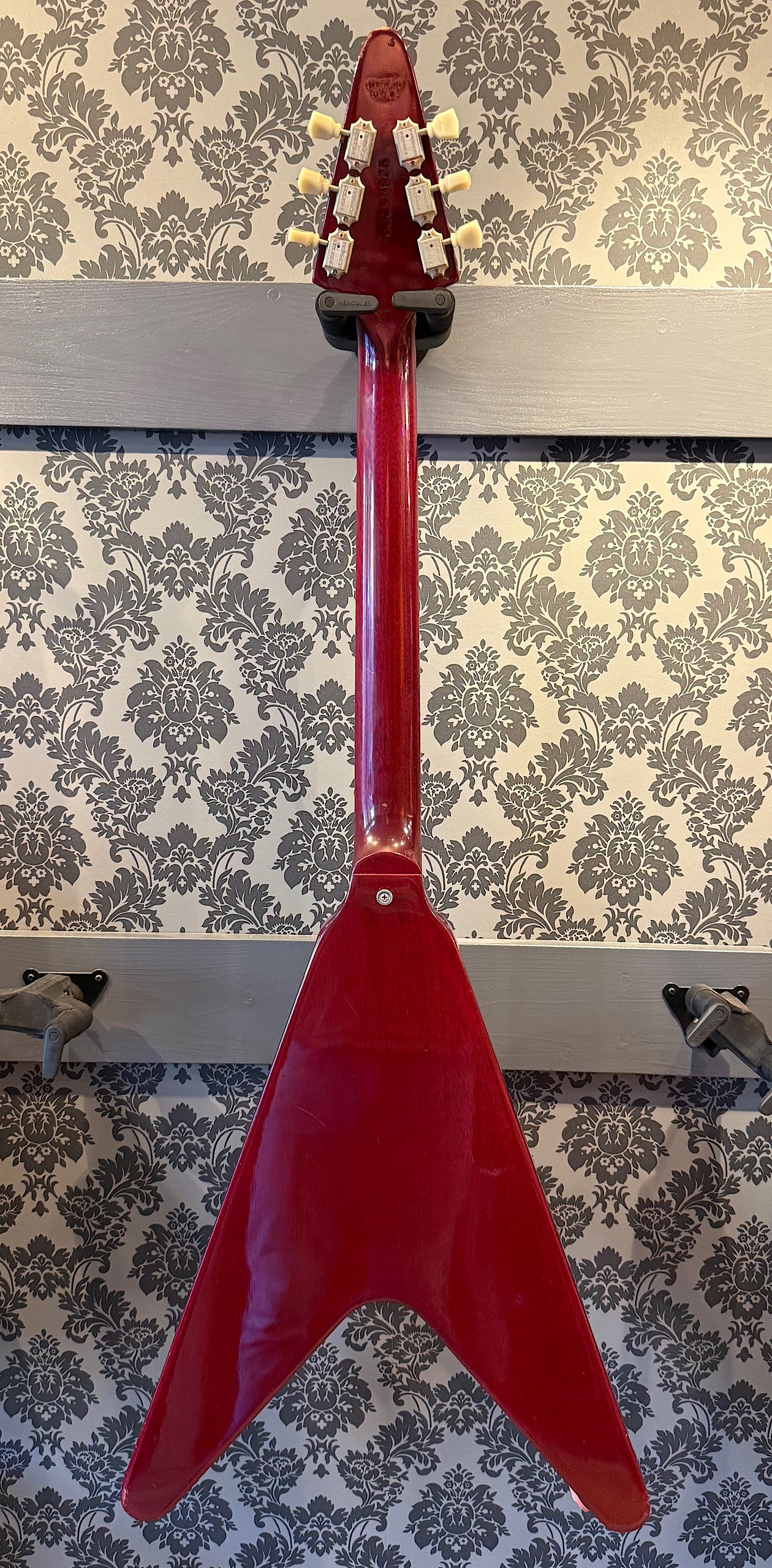 Gibson Flying V '67 in Dark Cherry 1996 incl case (occasion)