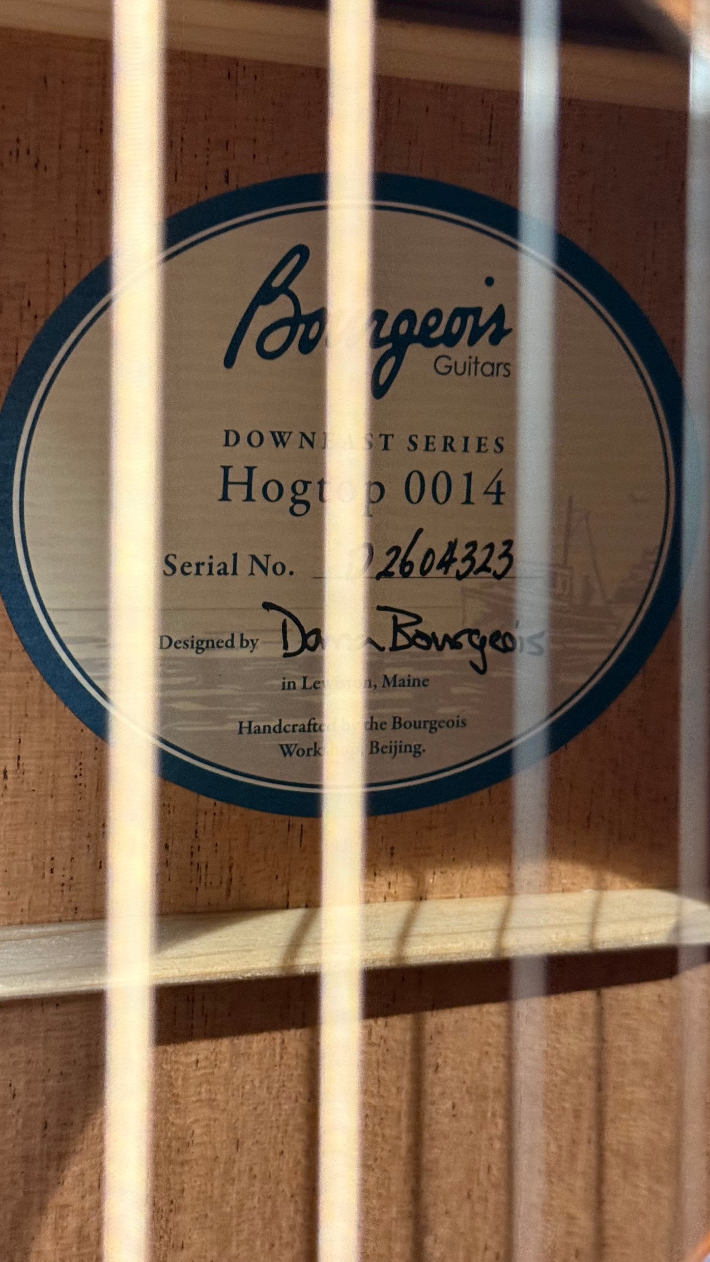 Bourgeois Down East 00-14 Hog Top+case