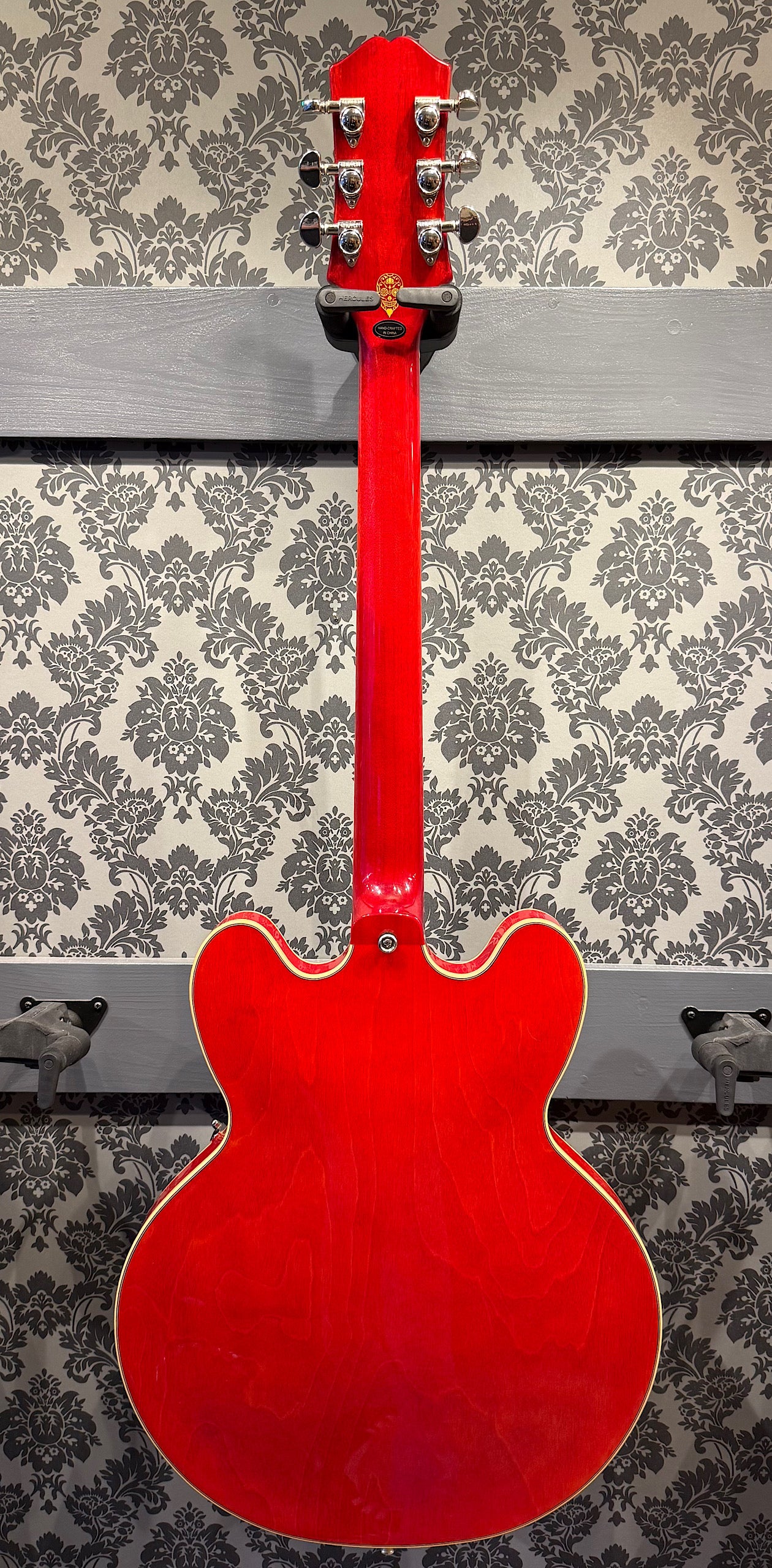 Epiphone Shinichi Ubukata ES-355 Custom Bigsby, Sixties Cherry with Case (occasion)