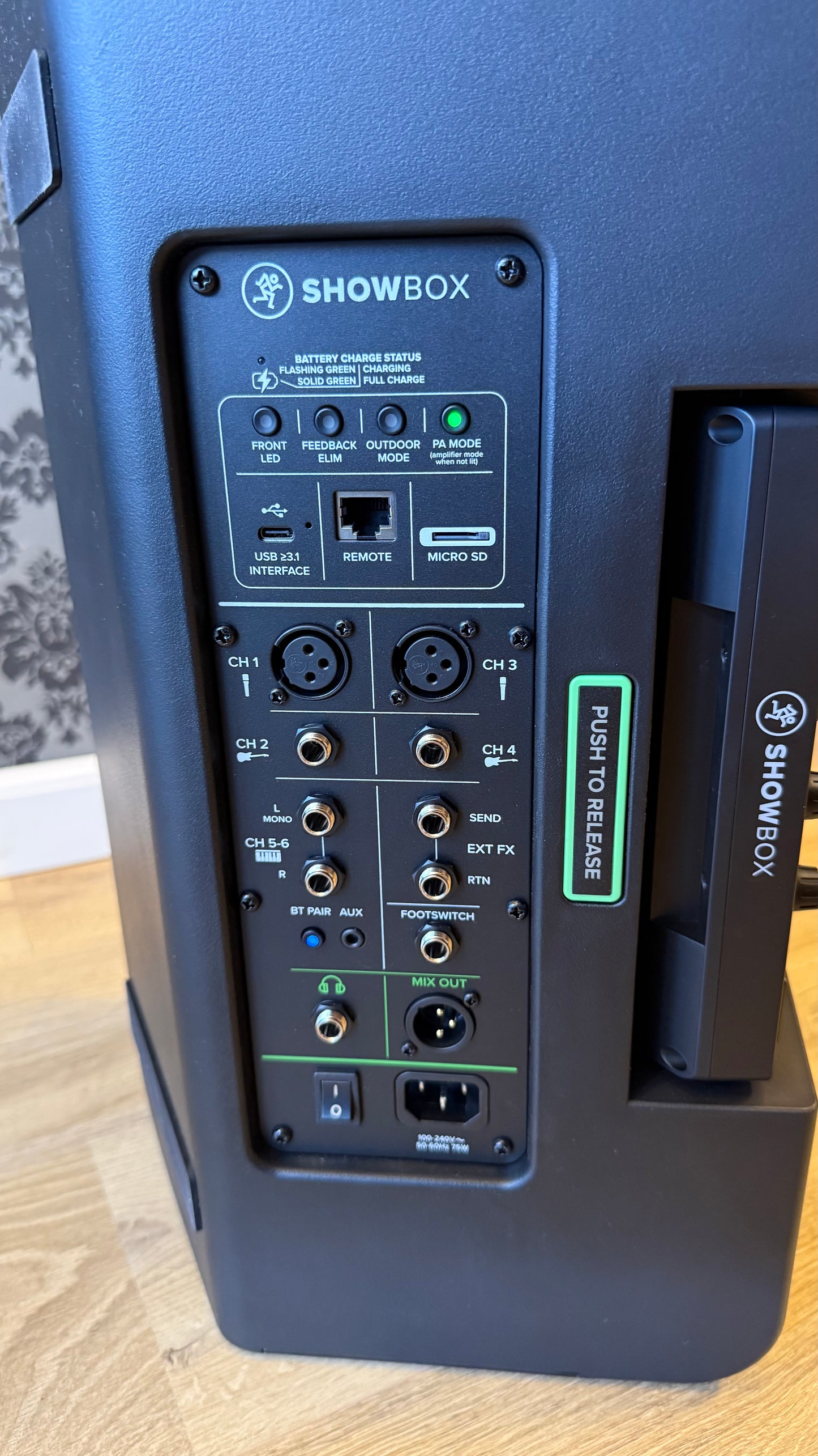 Mackie ShowBox mobiele PA-speaker & mixer