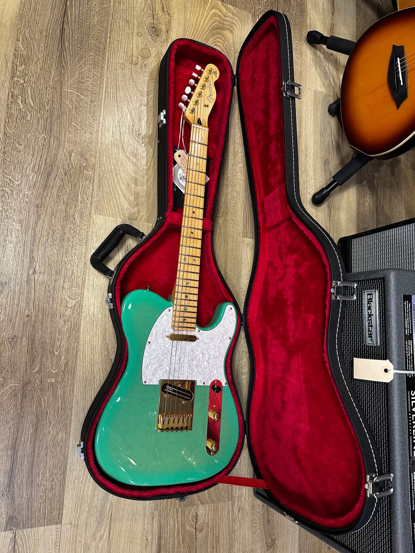 Fender Richie Kotzen Telecaster Seafoam green Japan Incl. case (occasion)