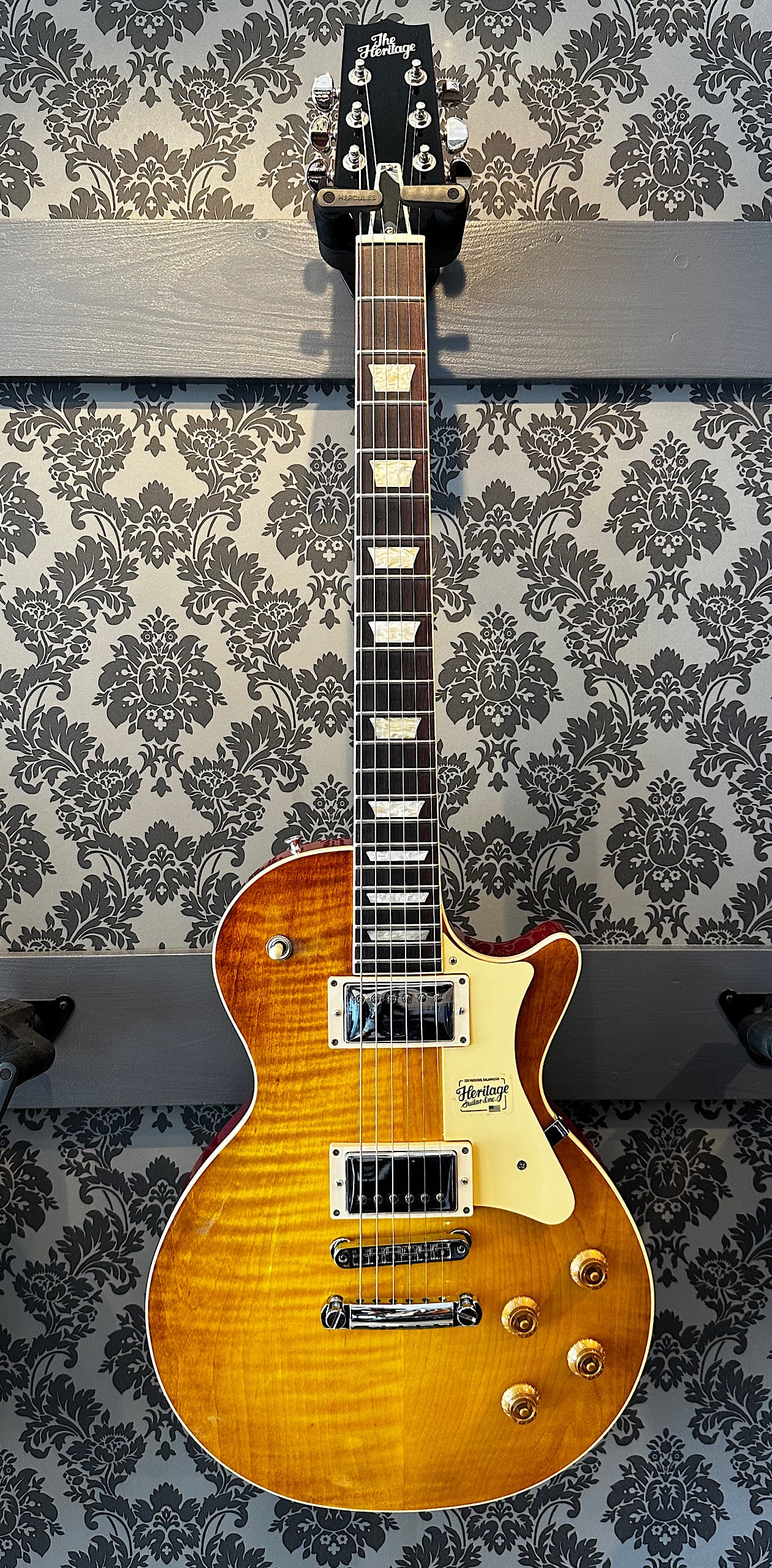 Heritage H-150 Dirty Lemon Burst Incl. Case