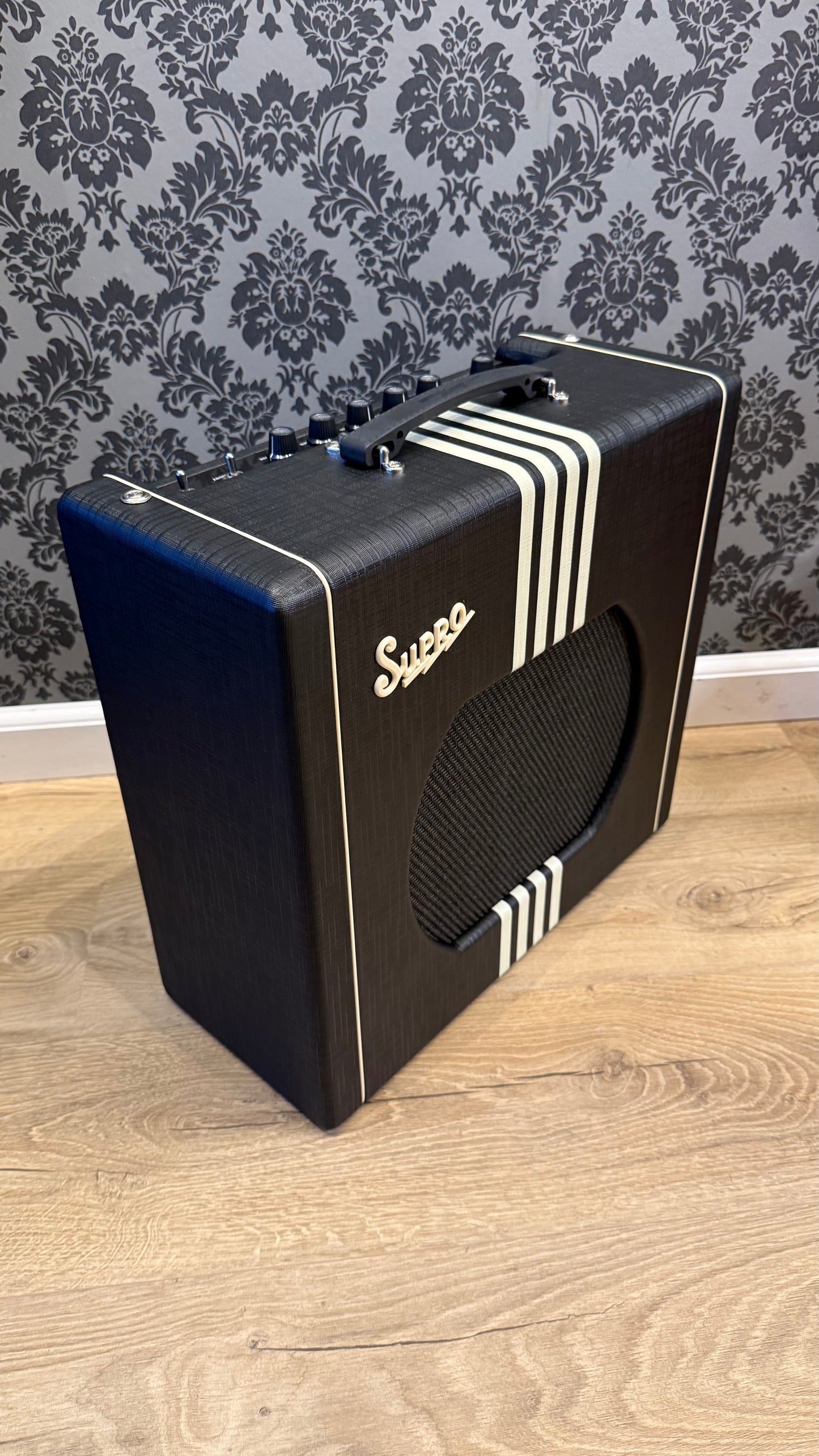 Supro Delta King 12 Combo - Black/Cream