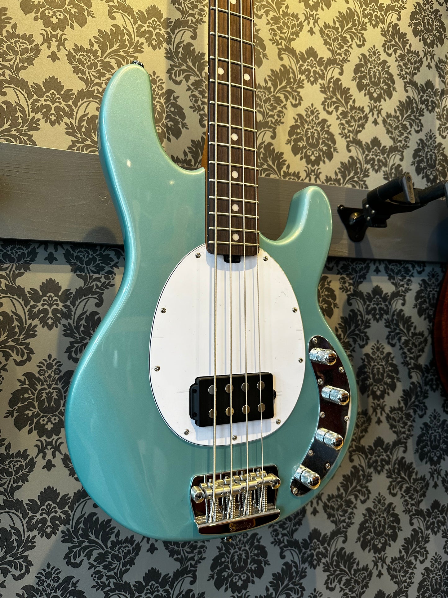 Sterling By Music Man StingRay34 Dorado Green