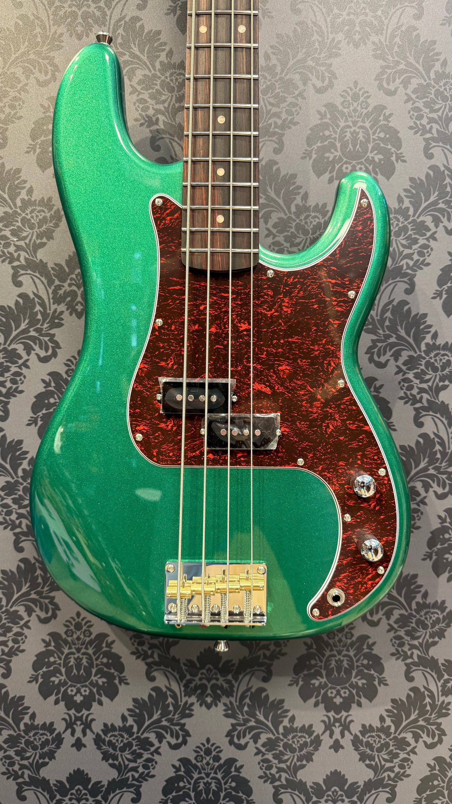 JET Guitars JPB300 SG R bass Green
