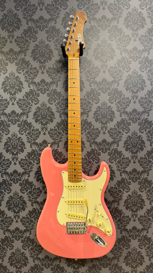 JET Guitars JS-300 Burgundy Pink