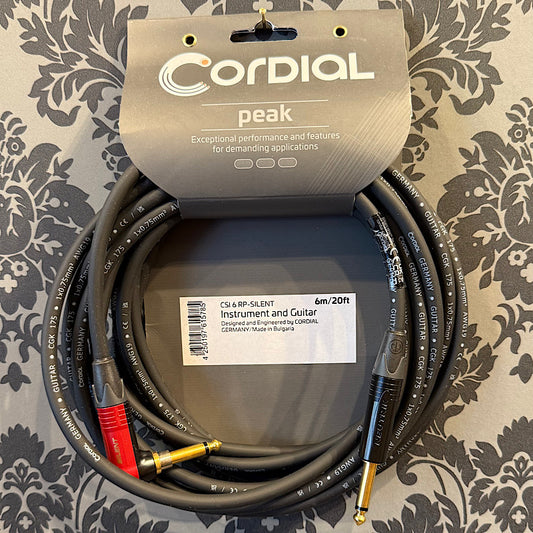 Cordial CSI6RP-SILENT Peak Jack Angled 6m