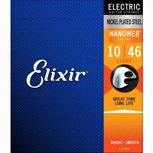 Elixir Nanoweb 12052 (10-46) Snaren voor elektrische gitaar