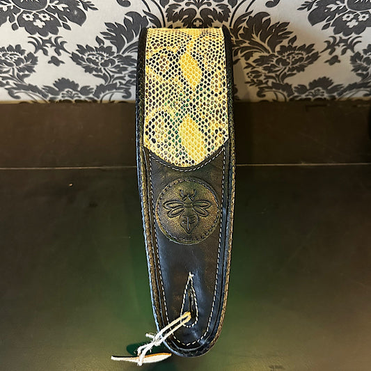 Ferrini Hand Made Snake Pattern Leather Strap