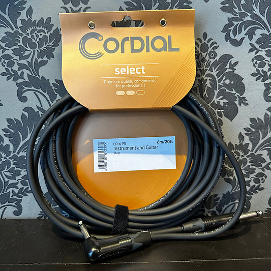 Cordial CPI6PR Select Angled Straight 6m