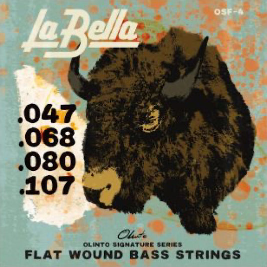 LA BELLA OSF-4 Olinto Signature Flats (47-107) Bass guitarstrings