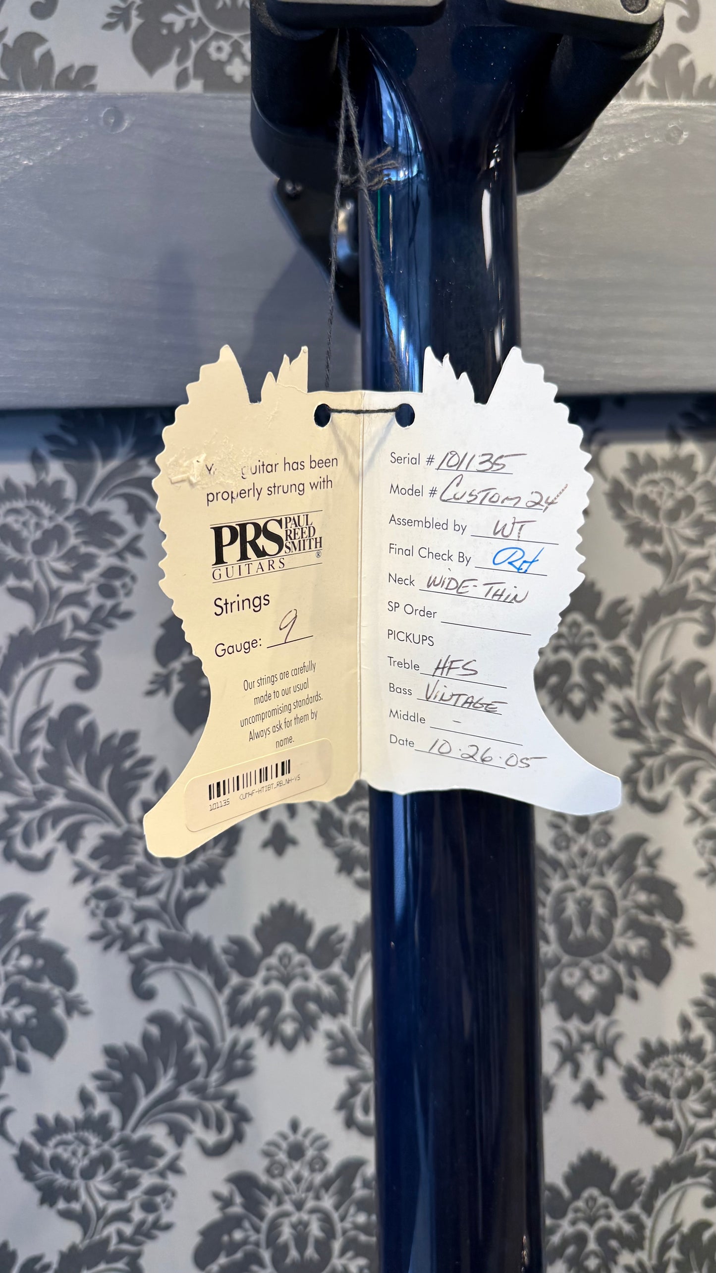 PRS 2005 20th Anniversary Custom 24 Blue incl. case (SOLD)