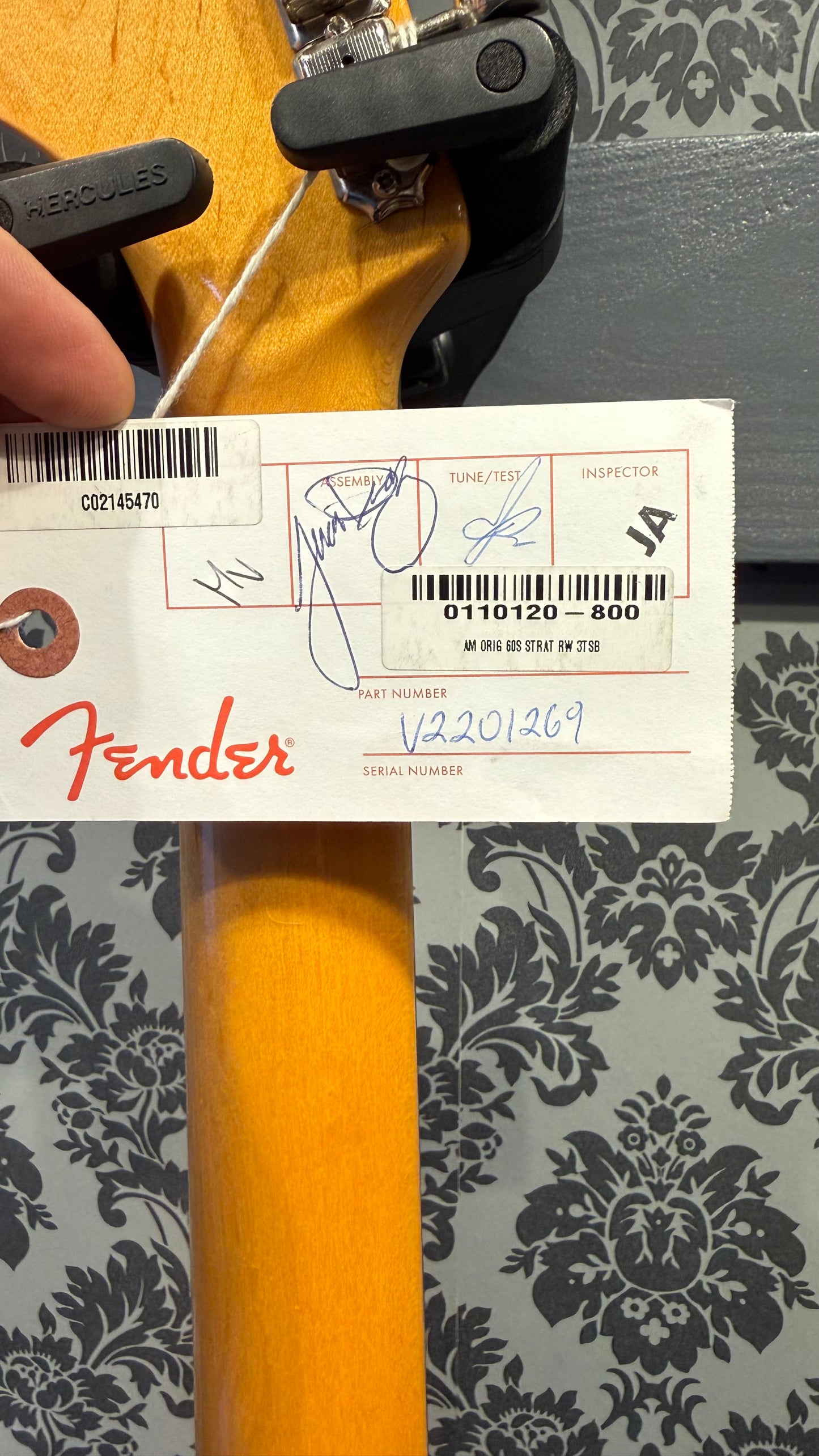 Fender American Original 60s Stratocaster Sunburst incl.case (occasion)