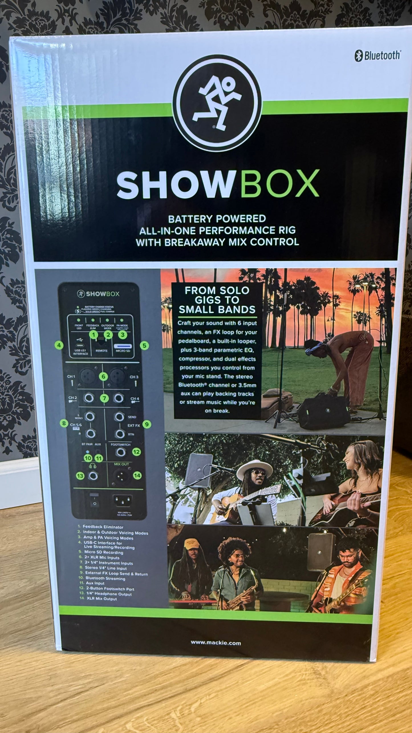 Mackie ShowBox mobiele PA-speaker & mixer