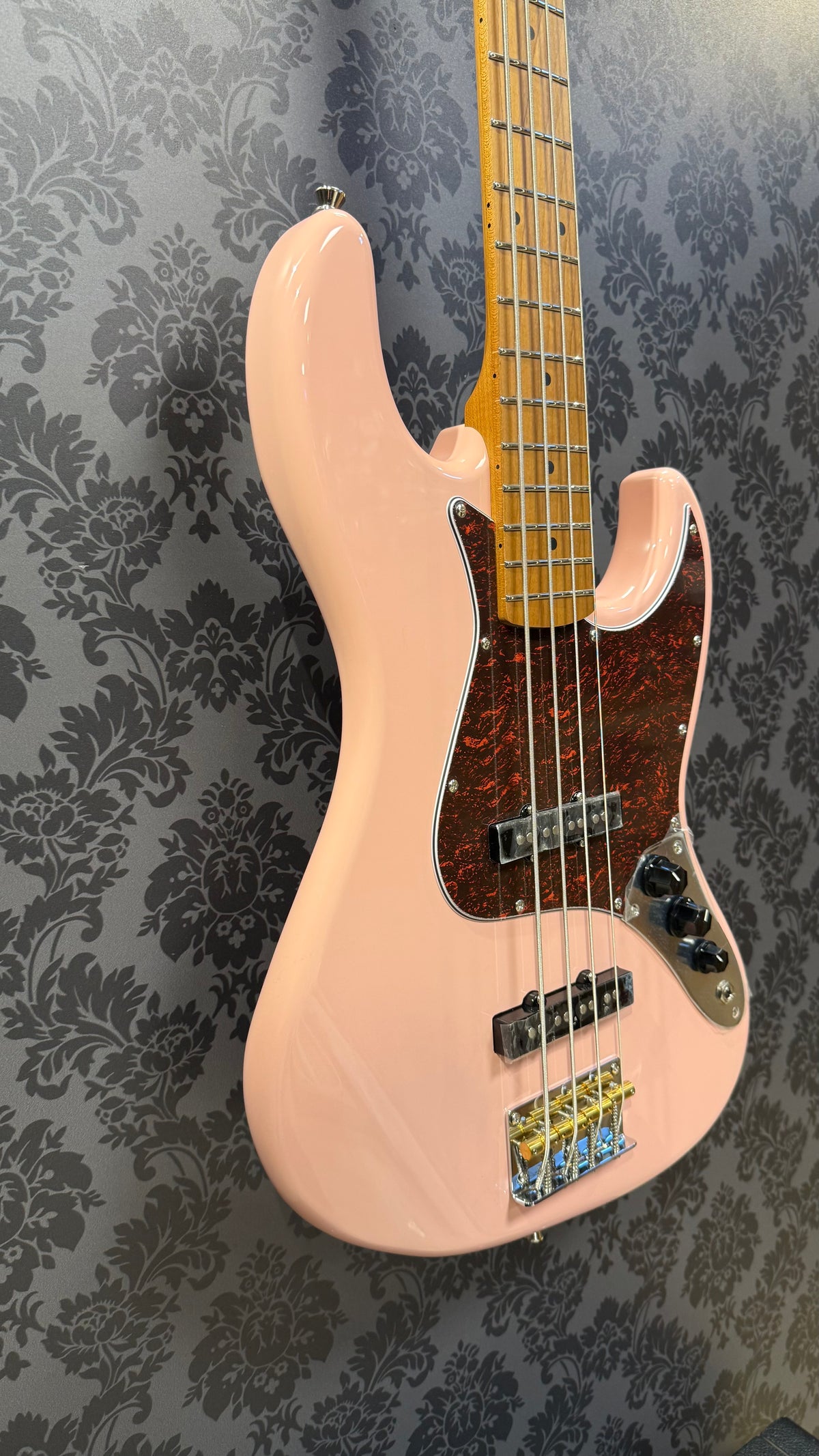 JET JJB-300 PK J Bass Shell Pink