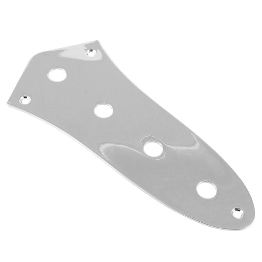 Allparts Chrome Control Plate for Jazz Bass