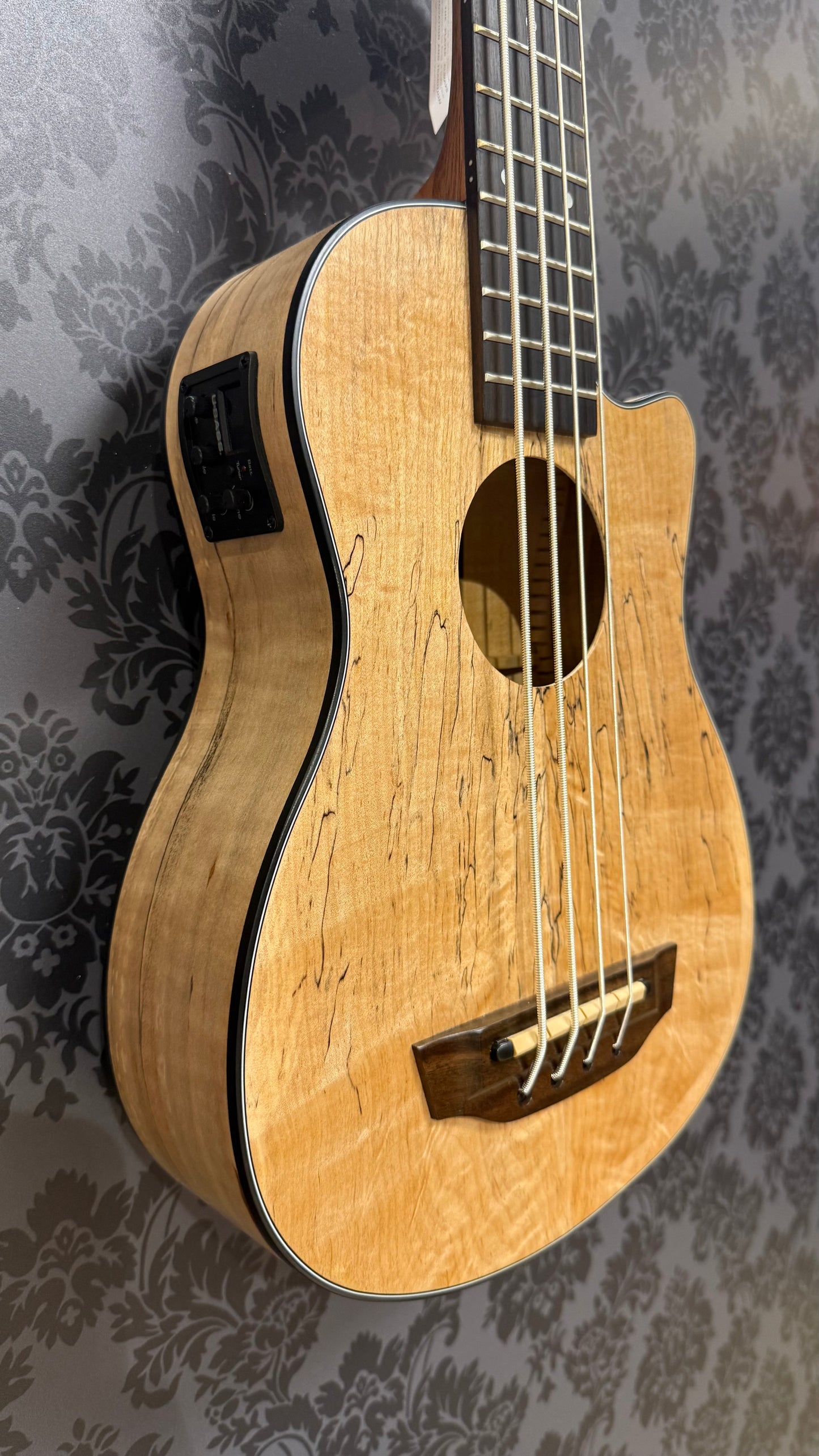 Kala U-Bass Spalted Maple incl.bag
